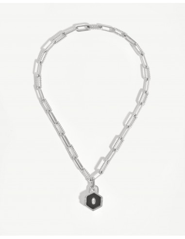 Hex Padlock Chain Necklace pas cher chine