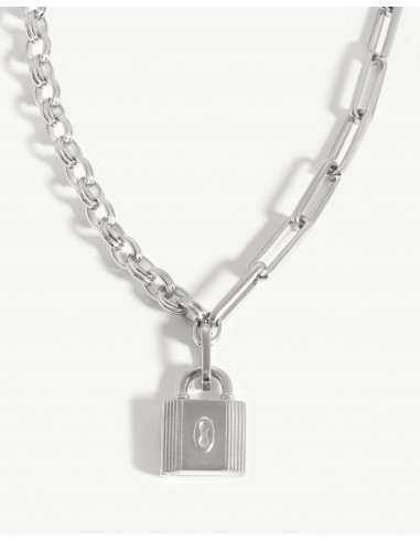 Ridge Padlock Chain Necklace Par le système avancé 