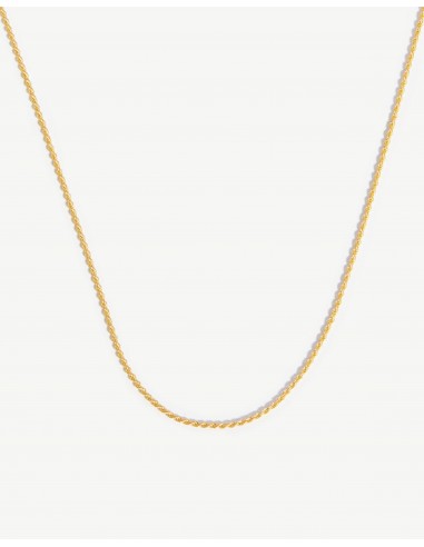 Medium Rope Chain Necklace | 18k Gold Vermeil Economisez 